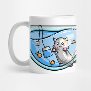 Kit-Tea Kawaii Cute Kitty Pun Mug